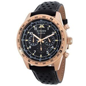 NWT Authentic Citizen Weekender Sport Chronograph Black Dial Men's Watch